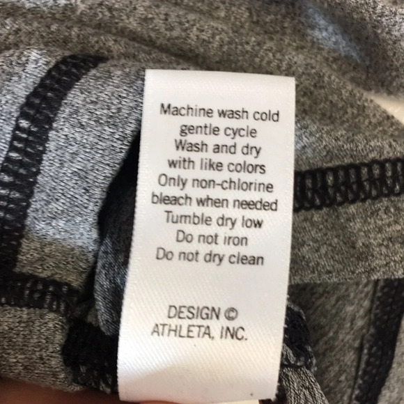 Athleta Heather Gray Ruched Half Zip Long Sleeve Tee Womens Large Running - Picture 14 of 14